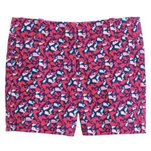 Vineyard Vines Girls Scattered Whale Every Day Shorts size 6 NWT